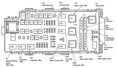 04 explorer junction box diagram|2004 explorer battery box diagram.